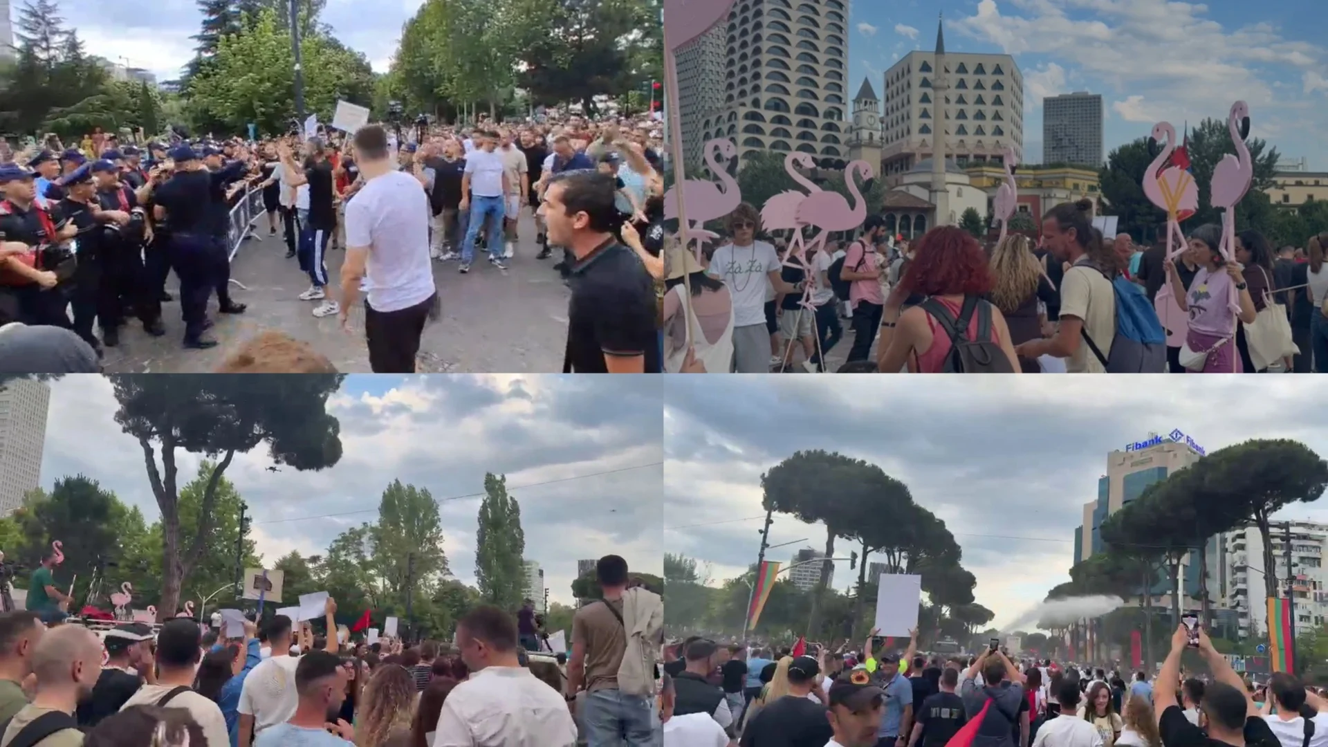 Thirrje e fortë nga protesta: “Mos ikni nga Shqipëria, duhet të ikë Rama!”